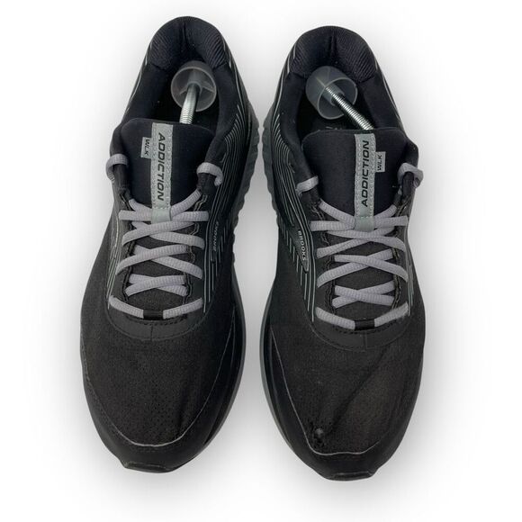 Brooks Addiction Walker 1103192E083 Black Running Shoes Sneakers Men 12 Wide 2E - Picture 5 of 11